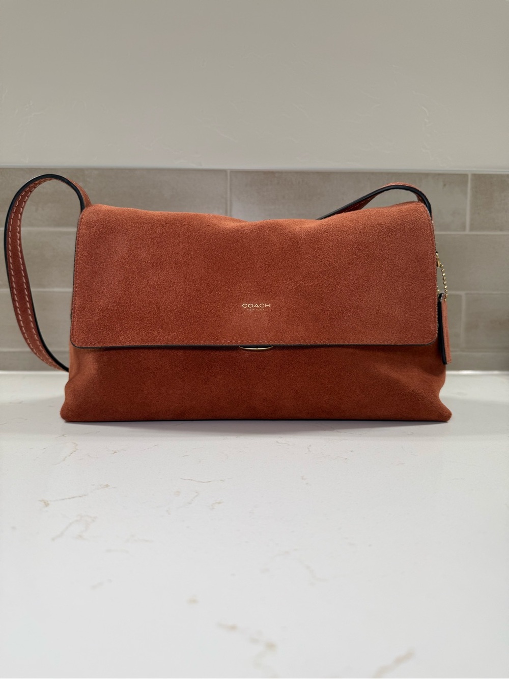 Coach Suede Chelsea 30 in Clay